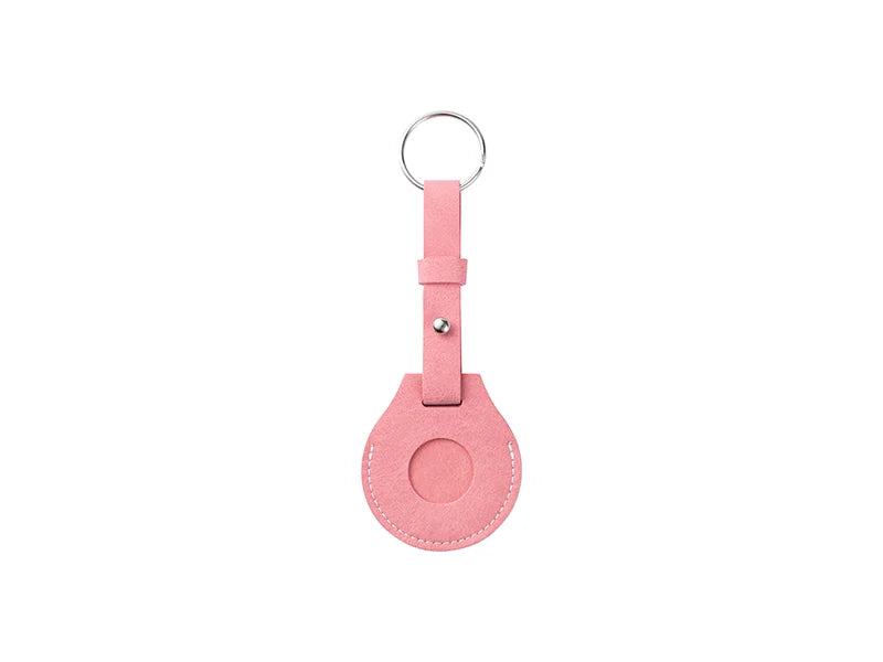 Sublimation Blanks PU AirTag Keychain Holder (Long Strap)