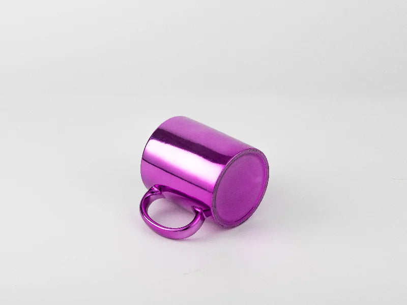11oz Sublimation Blanks Purple Plated Ceramic Mug