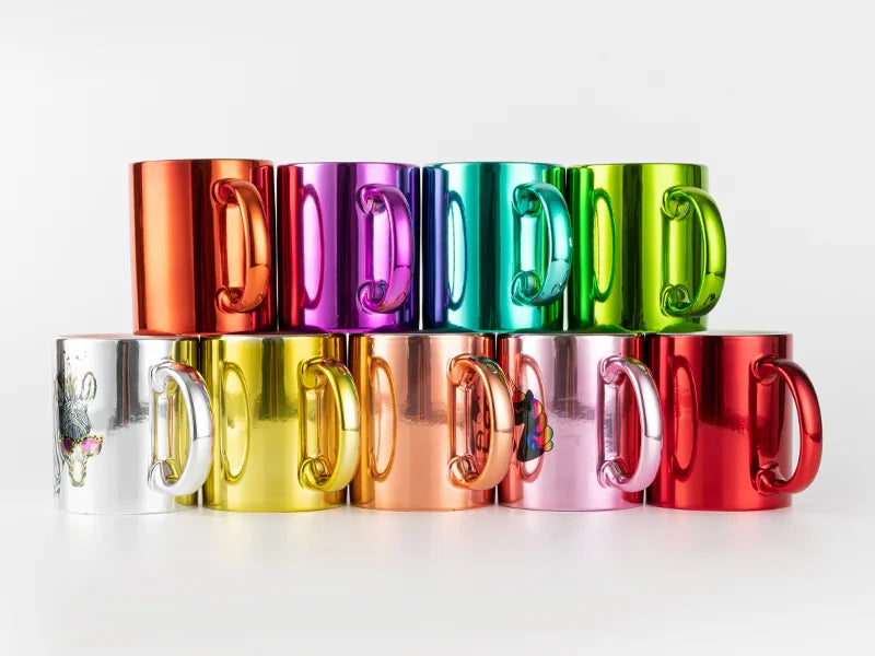 11oz Sublimation Blanks Rose Gold Plated Ceramic Mug