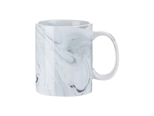 11oz Sublimation Blanks Marble Texture Mug (Gray)