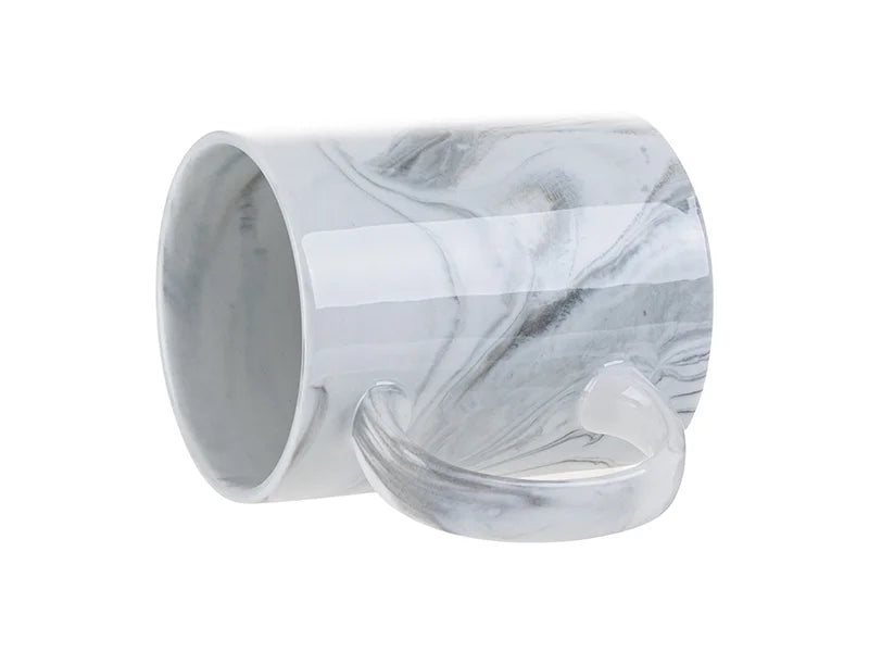 11oz Sublimation Blanks Marble Texture Mug (Gray)