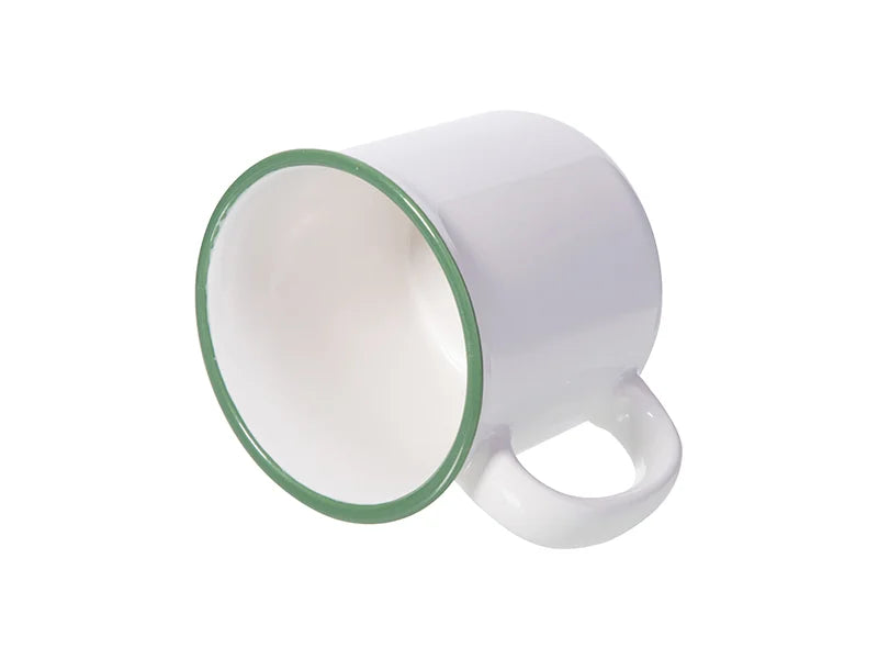 Sublimation 10oz/300ml Ceramic Enamel Mug (Green)