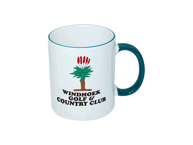 Sublimation 11oz Rim Handle Mug - Green