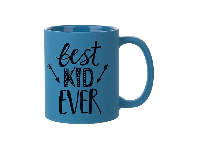 Sublimation 11oz Full Color Mug (Frosted, Light Blue)