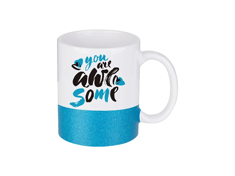 Sublimation 11oz/330ml Bottom Glitter Mug