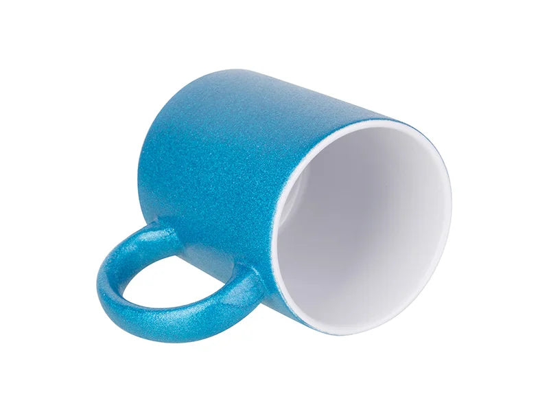 Sublimation 11oz/330ml Glitter Mug (Blue)
