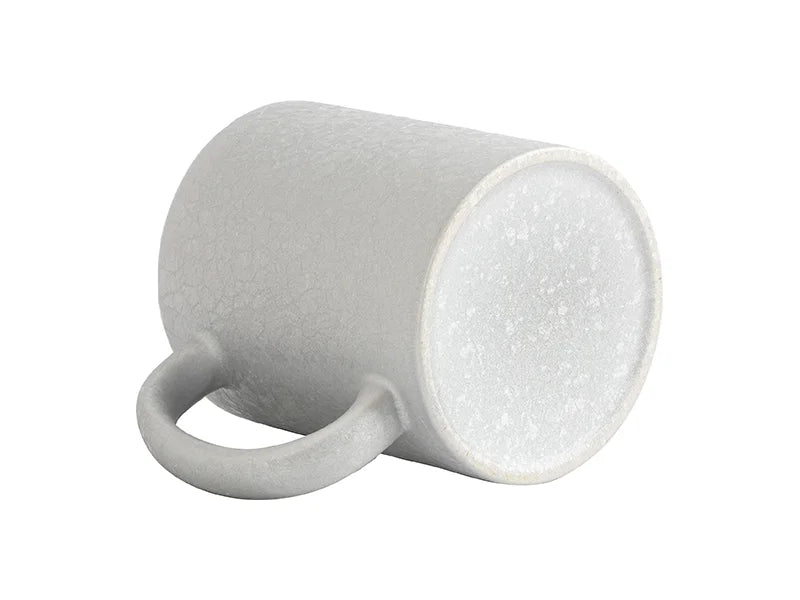 Sublimation Blanks 11oz Crackle Finish Ceramic Mug(Grey)