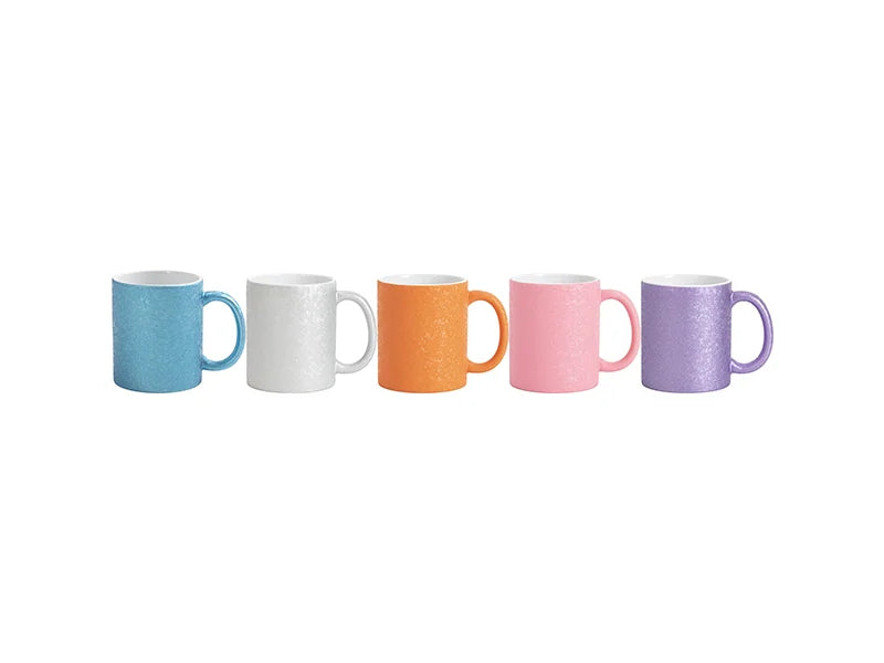 Sublimation Blanks 11oz Crackle Finish Ceramic Mug(Pink)