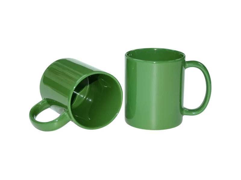 Sublimation 11oz Full Color Mug(Glossy, Green)