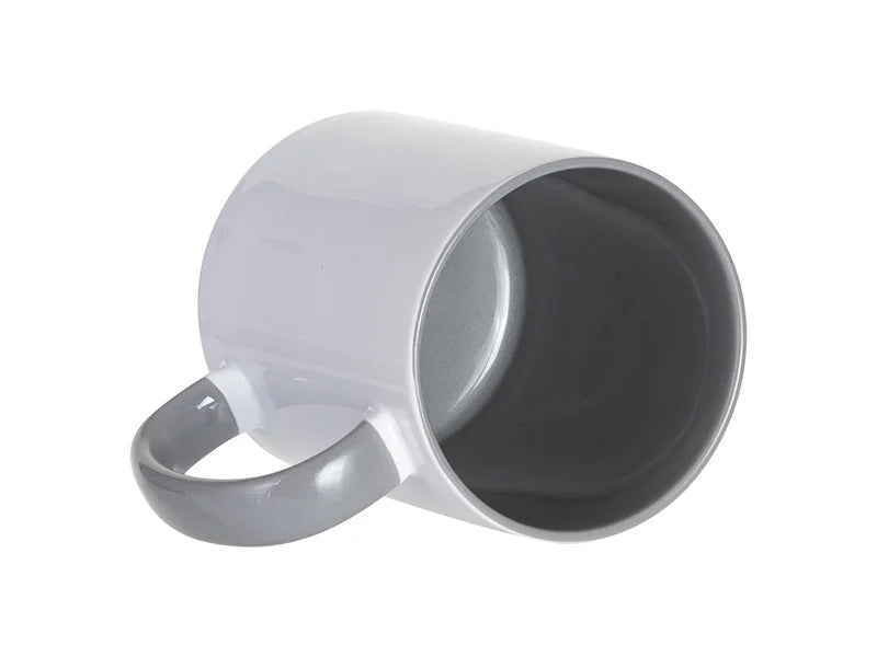 Sublimation Blanks 11oz Inner/Handle Color Mug Lunar Grey
