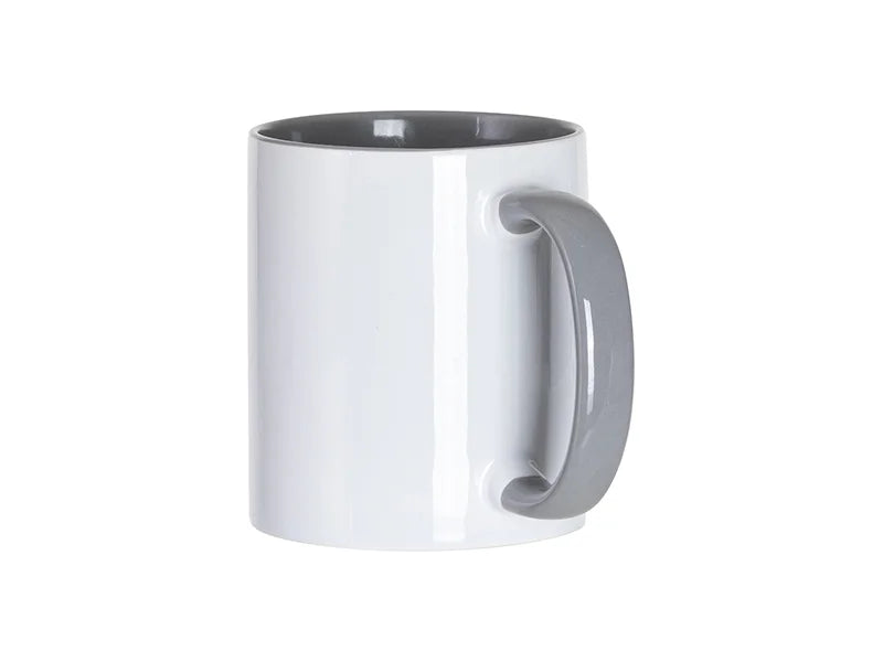 Sublimation 11oz Inner/Handle Color Mug - Gray