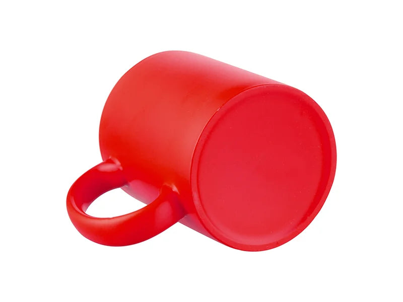 Sublimation 11oz Full Color Mug (Frosted, Red)