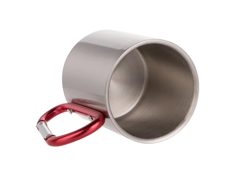 Sublimation 200ml Stainless Steel Mug w/ Carabiner Handle