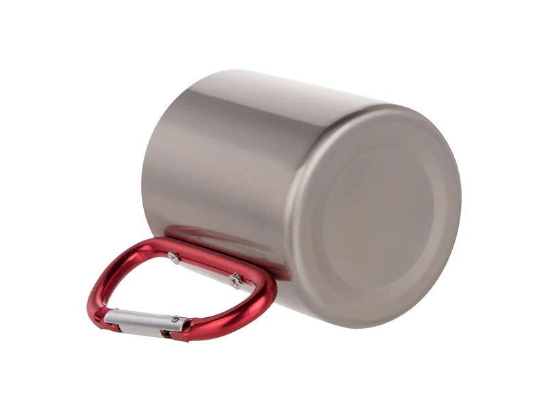 Sublimation 200ml Stainless Steel Mug w/ Carabiner Handle