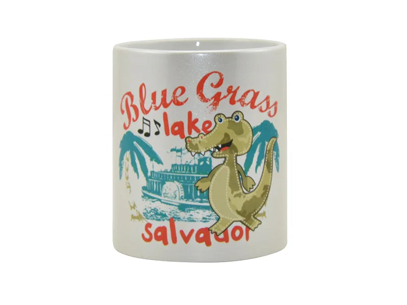 Sublimation 11oz Sparkling Mug(Pearl White)