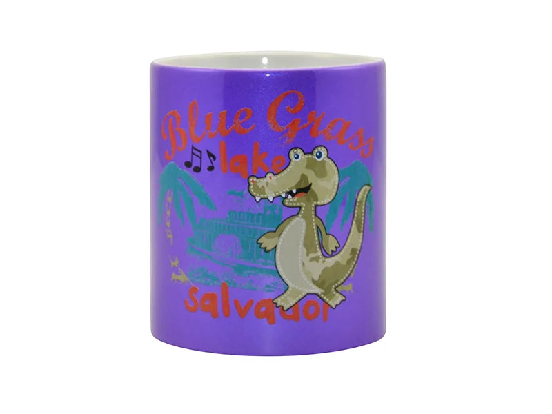 Sublimation 11oz Sparkling Mug (Purple)