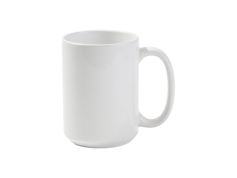 Sublimation 15oz Motto Mug(Heart Shape)