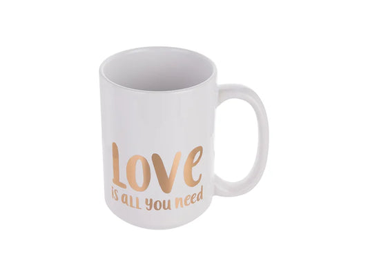 Sublimation 15oz Motto Mug(LOVE)