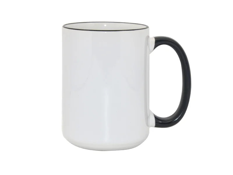Sublimation 15oz Rim/Handle Mugs