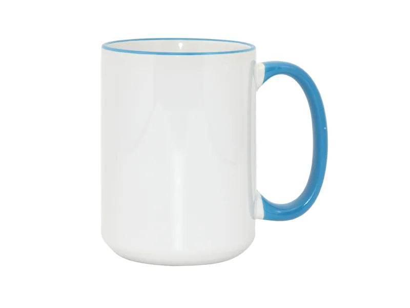 Sublimation 15oz Rim/Handle Mugs