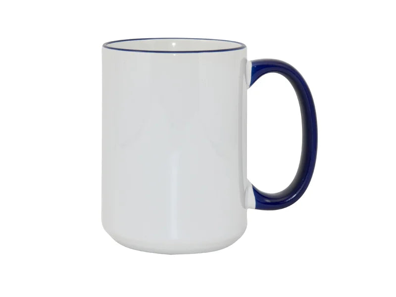Sublimation 15oz Rim/Handle Mugs