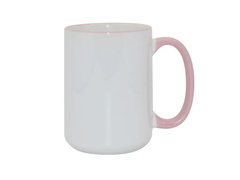 Sublimation 15oz Rim/Handle Mugs
