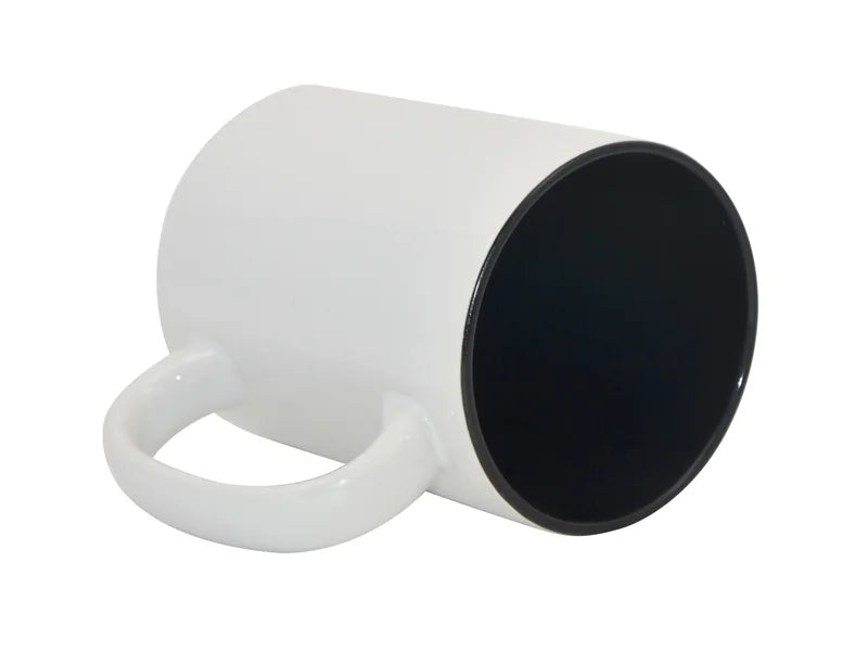 Sublimation 15oz Two-Tone Color Mugs - Black