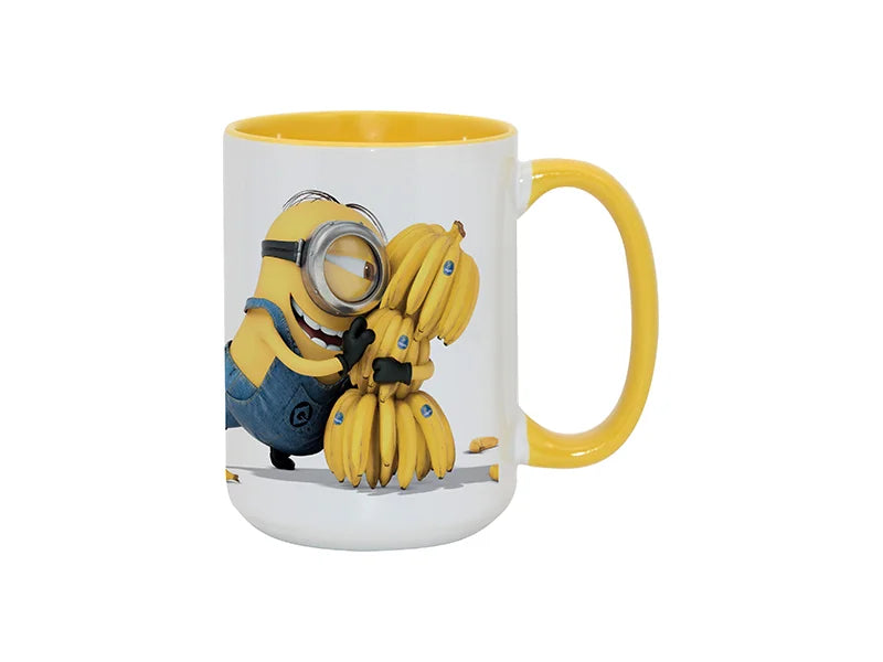 Sublimation 15oz Inner Rim Color - Yellow