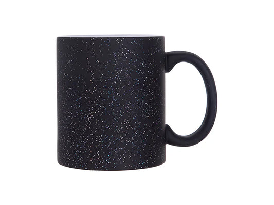 Sublimation 11oz Color Changing Mugs (StarSky Black, Frosted)