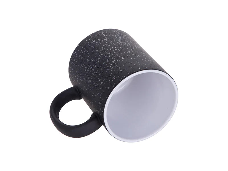 Sublimation 11oz Color Changing Mugs (StarSky Black, Frosted)