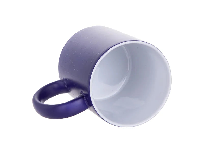 Sublimation 11oz Color Changing Mugs (StarSky Blue, Frosted)
