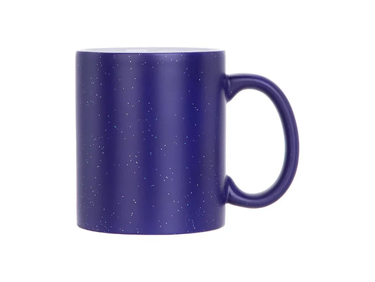 Sublimation 11oz Color Changing Mugs (StarSky Blue, Frosted)