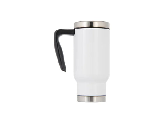Sublimation 17oz Travel Mug w/ Plastic Insert(White)