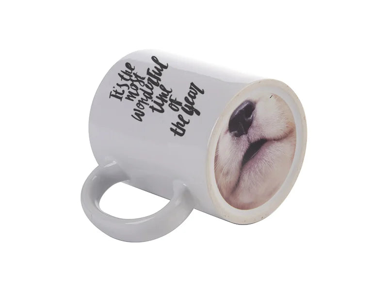 Sublimation 11oz Funny Nose Ceramic Mug (Dog Nose)