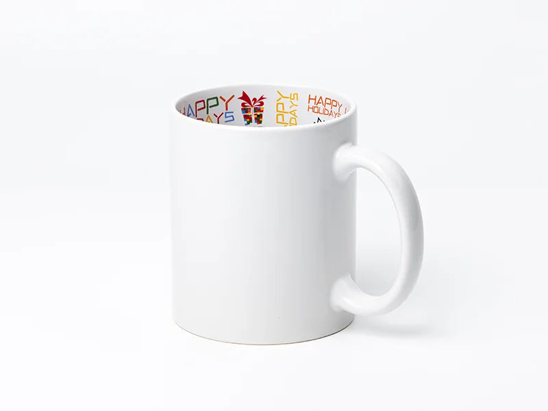 Sublimation Blanks 11oz Motto Mug(HAPPY HOLIDAYS)