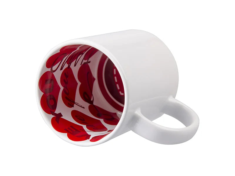 Sublimation 11oz Motto Mug (I LOVE YOU, Red)