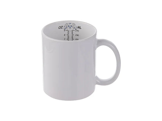 Sublimation 11oz Motto Mug (Dog, Measurement)