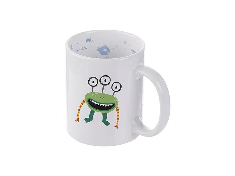 Sublimation 11oz Motto Mug (Fish, Measurement)