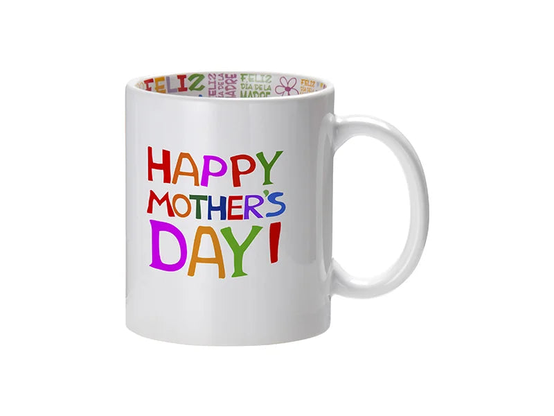 Sublimation 11oz Motto Mug(HAPPY MOTHER'S DAY, Spanish)