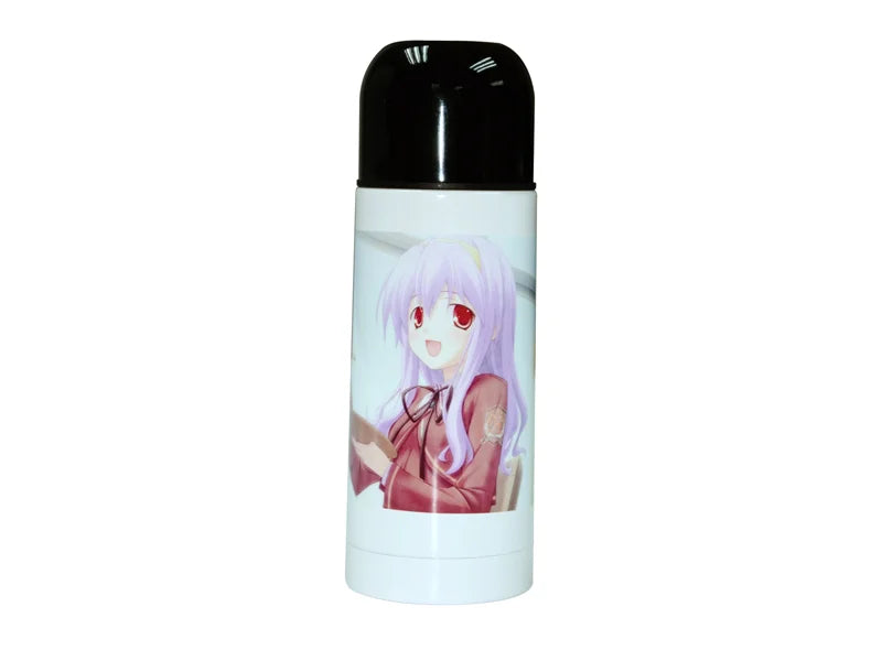 Sublimation 350ml Flask Thermos Bottle  (White)
