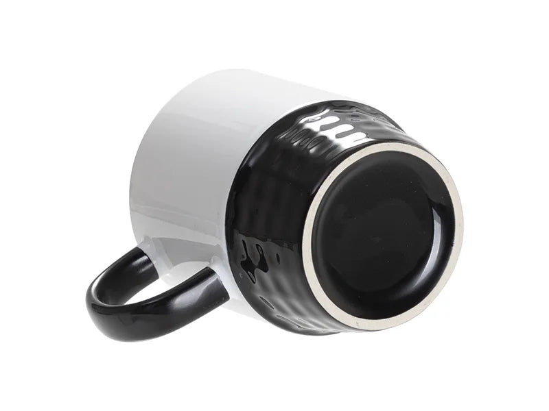 Sublimation Blanks 10oz/300ml Stackable Inner/Handle Color Mug--Black