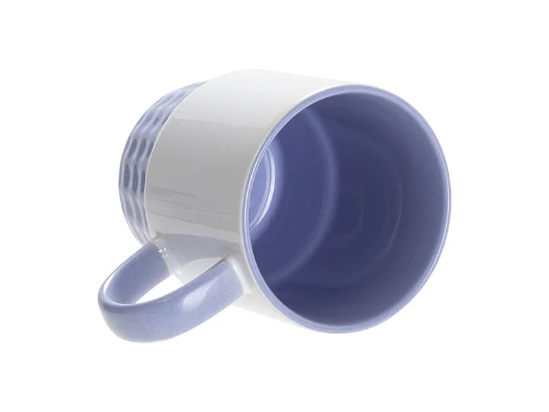Sublimation Blanks 10oz/300ml Stackable Inner/Handle Color Mug--Light Purple