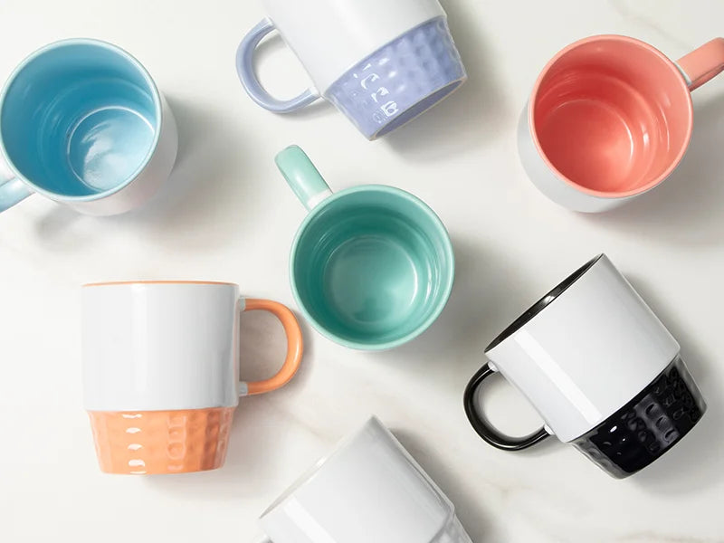 Sublimation Blanks 10oz/300ml White Stackable Mug