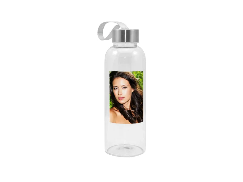 Sublimation 420ml Glass Bottle with Square White Patch
