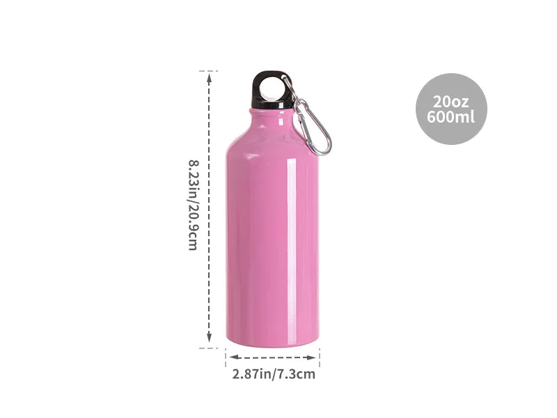 Sublimation Blanks 20oz/600ml Aluminium Water Bottle