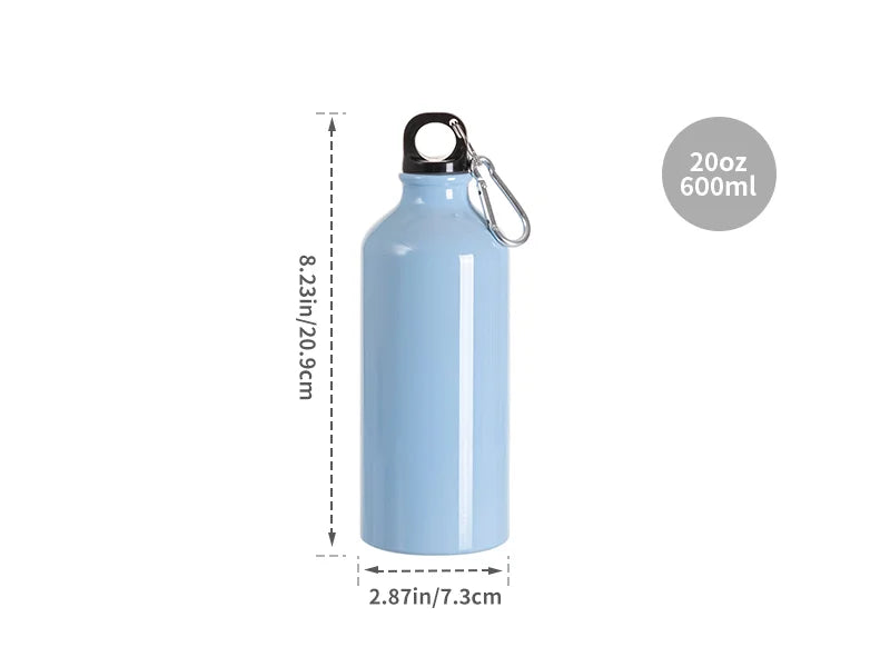 Sublimation Blanks 20oz/600ml Aluminium Water Bottle