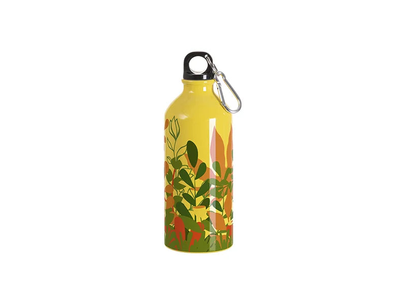 Sublimation Blanks 20oz/600ml Aluminium Water Bottle (Yellow)