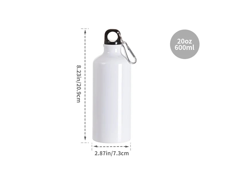 Sublimation Blanks 20oz/600ml Aluminium Water Bottle
