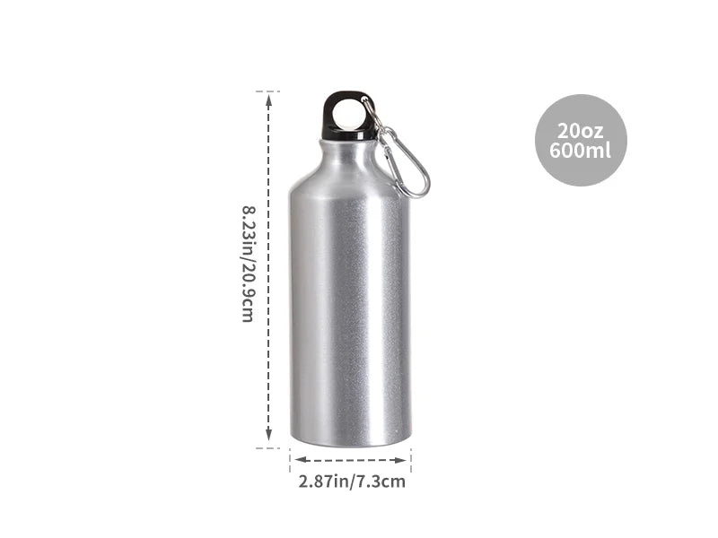 Sublimation Blanks 20oz/600ml Aluminium Water Bottle