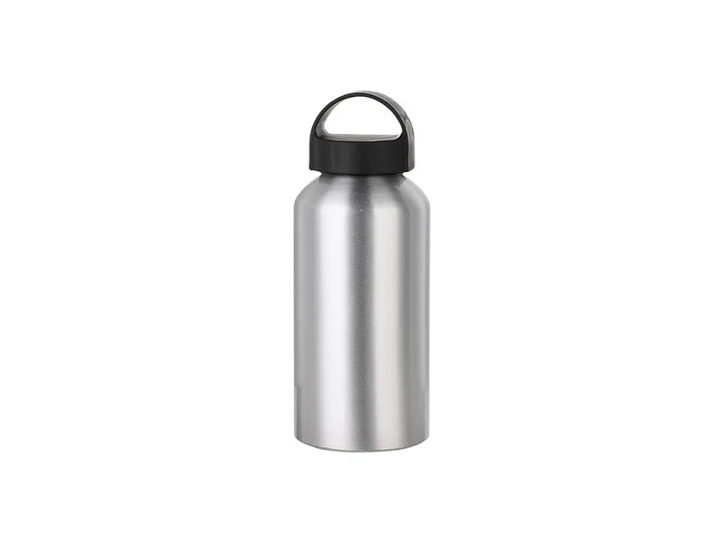 Sublimation 500ml Aluminium Water Bottle W/handle (Silver)